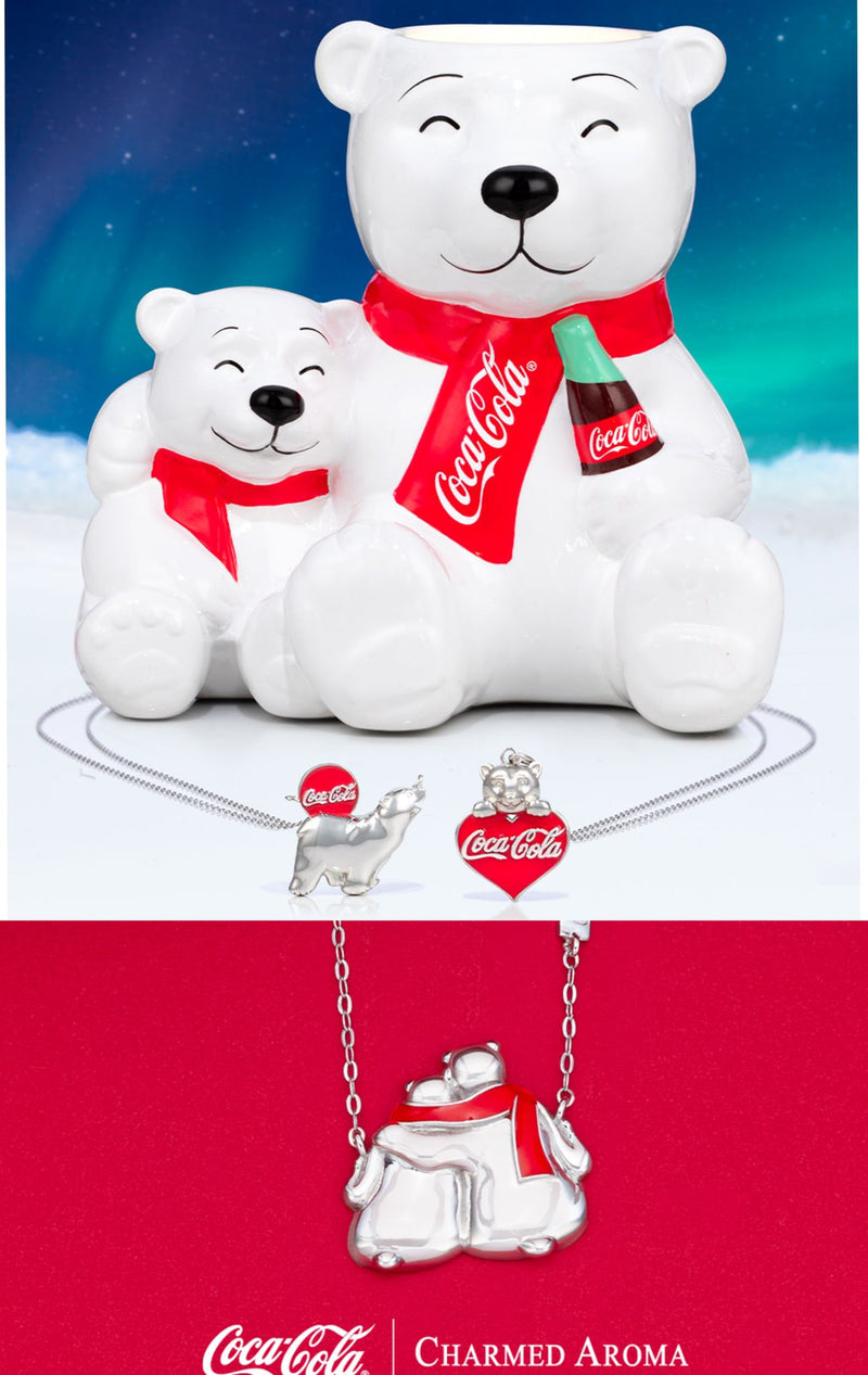 Charmed Aroma Coca-Cola® Bear Jewelry Candle - Coca Cola® Bear Necklace Collection可口可樂®熊珠寶蠟燭-項鍊系列