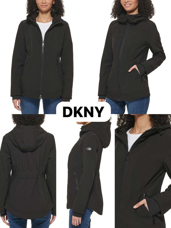 DKNY Women's Softshell Jacket 修身入腰外套