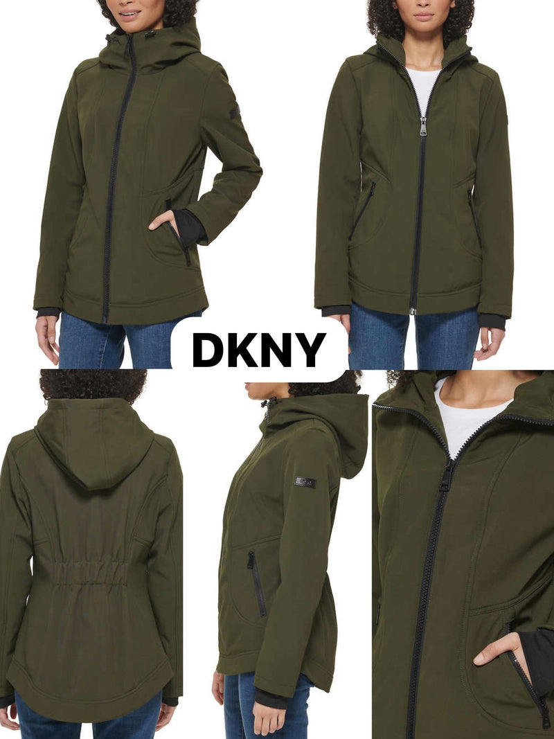 DKNY Women's Softshell Jacket 修身入腰外套