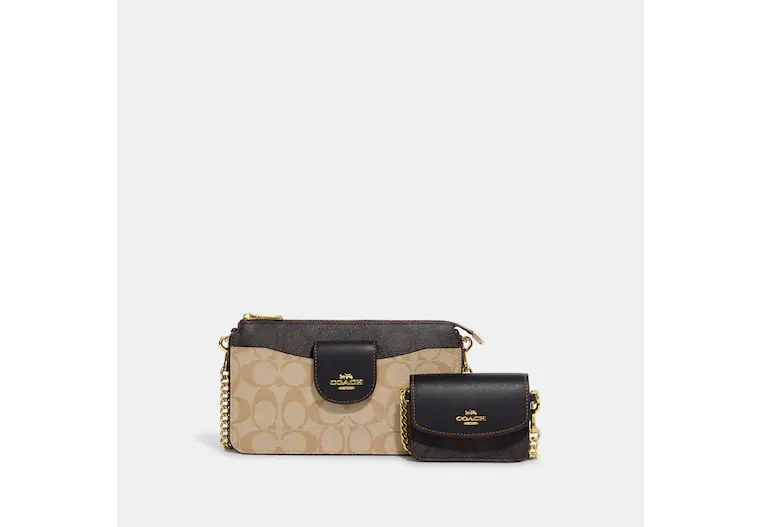 COACH Poppy Crossbody With Card Case