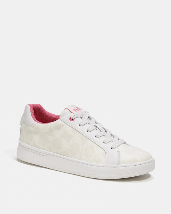 Coach Clip Low Top Sneaker In Signature Canvas