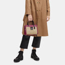 Coach Grace Carryall In Colorblock Signature Canvas
