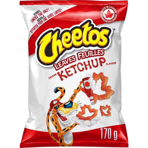 Cheetos Leaves Ketchup Flavoured Snacks 番茄醬楓葉芝士圈 (限量版) 170g