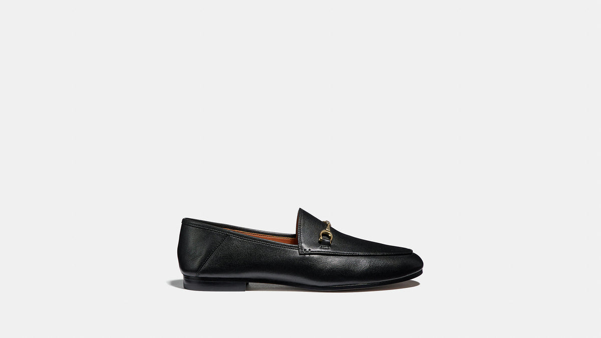 COACH Haley Leather Loafer ブラック 8C COACH コーチ HALEY LEATHER LOAFER ハーレーローファー COACH Haley