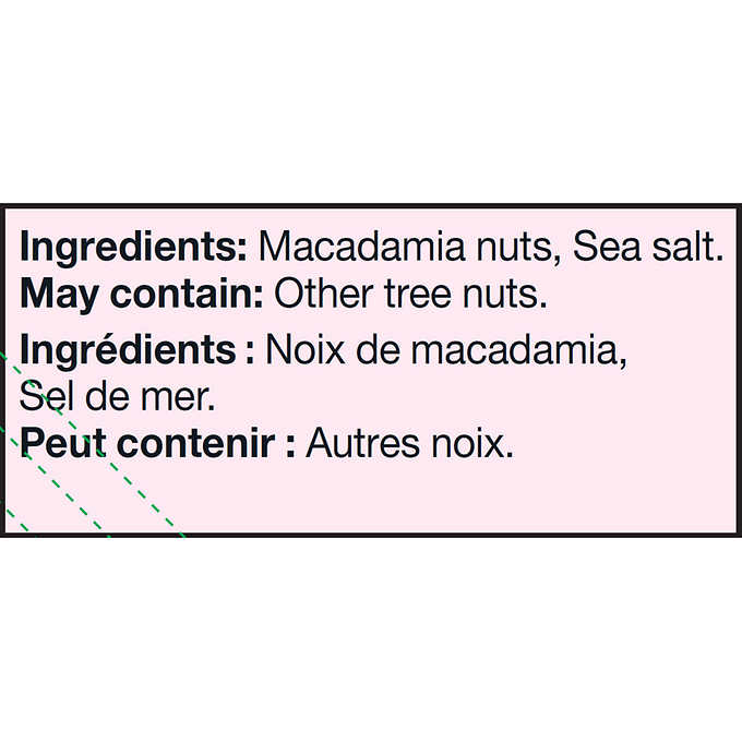 Kirkland Dry Roasted Macadamia Nuts with Sea Salt 680g海鹽夏威夷原粒果仁 680g