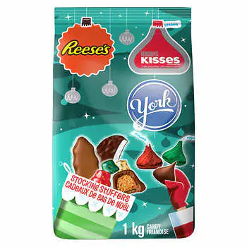 Hershey's Assorted Stocking Stuffer Pack Holiday And Christmas Candyy 什錦聖誕節日糖果套裝 1kg