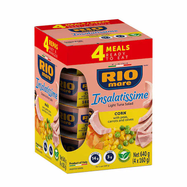 Rio Mare Insalatissime Light Tuna Salad Couscous 即食吞拿魚沙律罐頭 (4 x 160g)