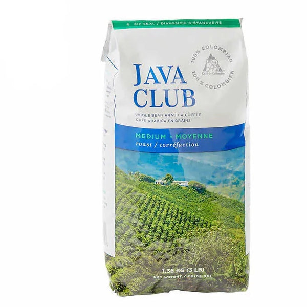 Java Club 100% Colombia Whole Arabica Coffee100% 哥倫比亞咖啡豆 1.36kg