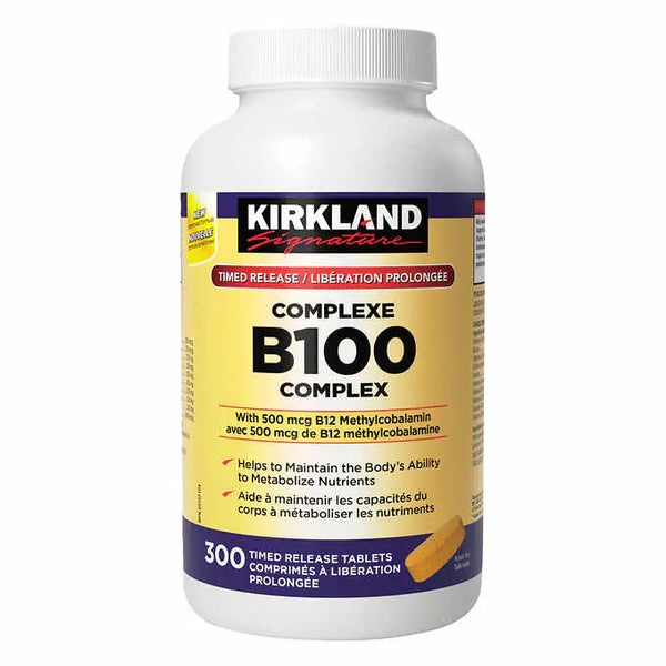 Kirkland Signature Timed Release B100 Complex 綜合維他命B100 300粒