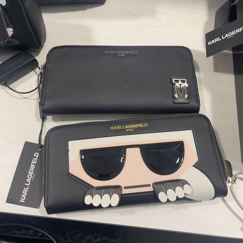 Karl Lagerfeld zip long wallet