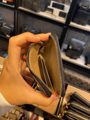 Coach Zip Card Case In Signature Canvas