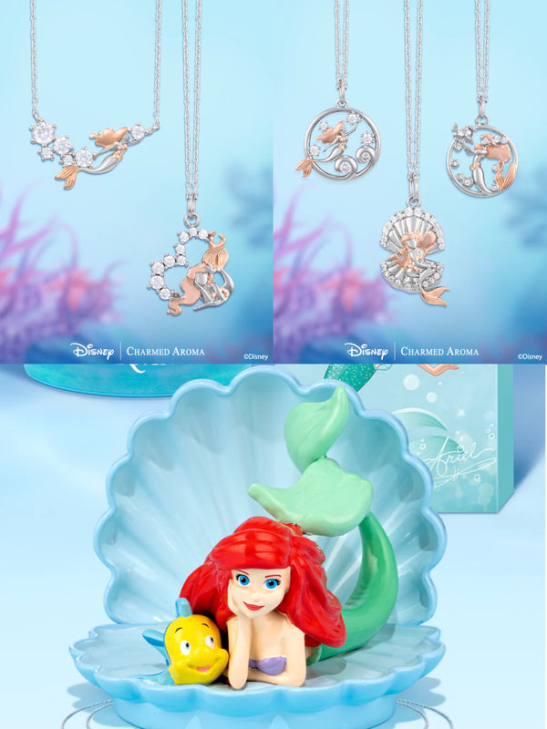 Charmed Aroma- Disney® Little Mermaid Candle + Jewelry Tray - Necklace Collection 小美人魚頸鍊系列