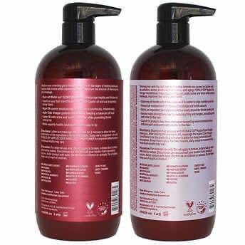 🚢 (船運)Pura d’or Shampoo + Conditioner 蘋果醋 Thin2Thick 洗護套裝(709ml x 2)