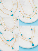 Charmed Aroma Octopus Mug - Gold Layered Necklace Collection 可愛章杯-金色分層項鍊系列