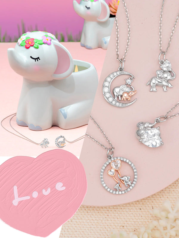 Charmed Aroma Sweet Elephant Candle - Necklace Collection 魅力香氣甜象蠟燭-項鍊系列