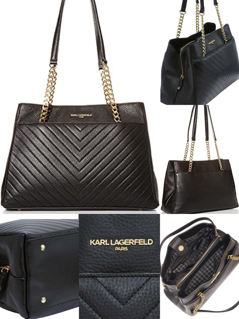 Karl Lagerfeld Charlotte Quilted Tote Bag