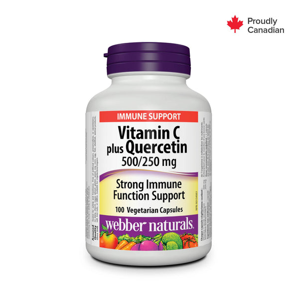 Webber Naturals Vitamine C Plud Quercetin 500/250mg 100Capsules