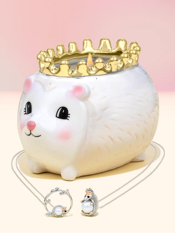 Charmed Aroma-Hedgehog Queen Candle - Necklace Collection 刺猬頸鍊系列