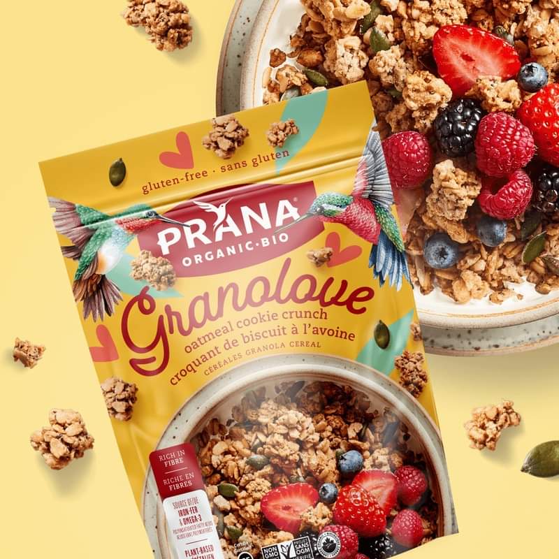 Prana Granolove Organic Gluten Free Oatmeal Crunch Granola 有機燕麥曲奇脆脆 907g