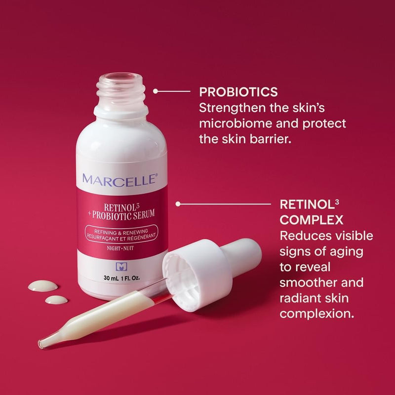 Marcelle Retinol 3 + Probiotic Night Serum 30ml 視黃醇3 +益生菌夜間精華液30ml