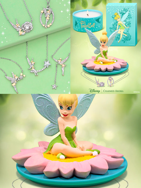 Charmed Aroma -Disney® Tinkerbell Candle + Jewelry Tray - Necklace Collection小叮鈴頸鍊系列