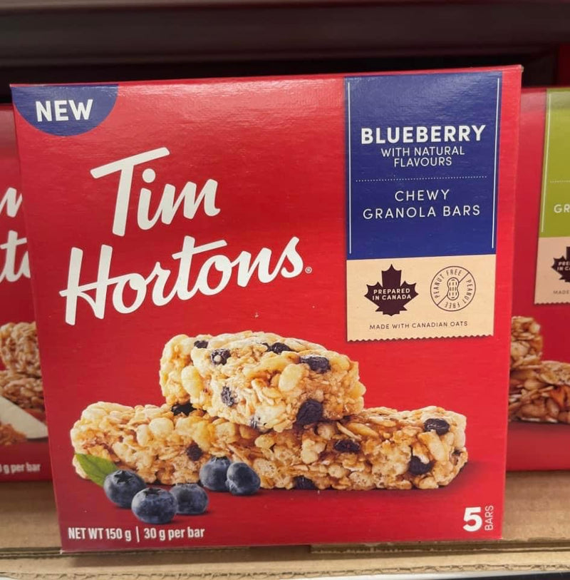 Tim Hortons Granola Bar 燕麥能量棒 (一盒五條)