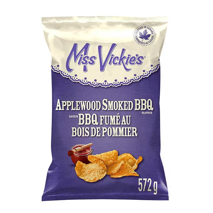 Miss Vickie's Kettle Cooked Applewood Smoked BBQ Potato Chips 煙熏燒烤味薯片 572g