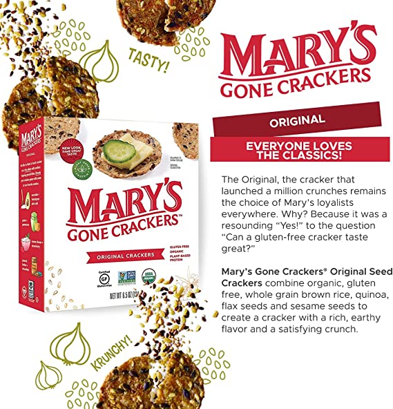 Mary's Original Seed Crackers 原味種子薄脆餅乾 566g