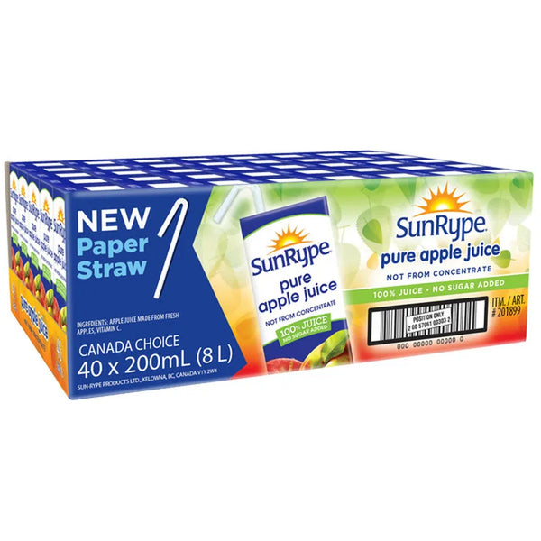 SunRype Pure Apple Juice （40 x 200mL）