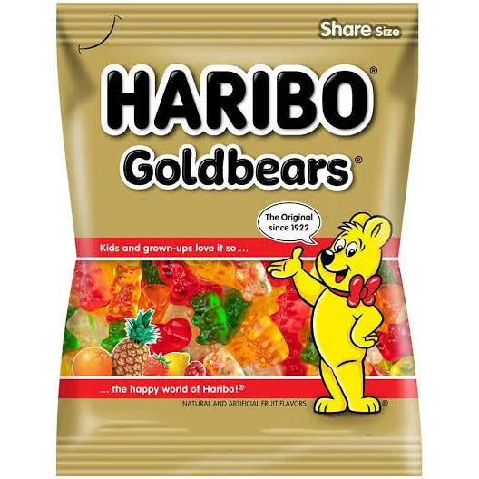 Haribo Gold Bear 🐻 Gummy Candies金熊Q軟糖720g (一盒60小包)