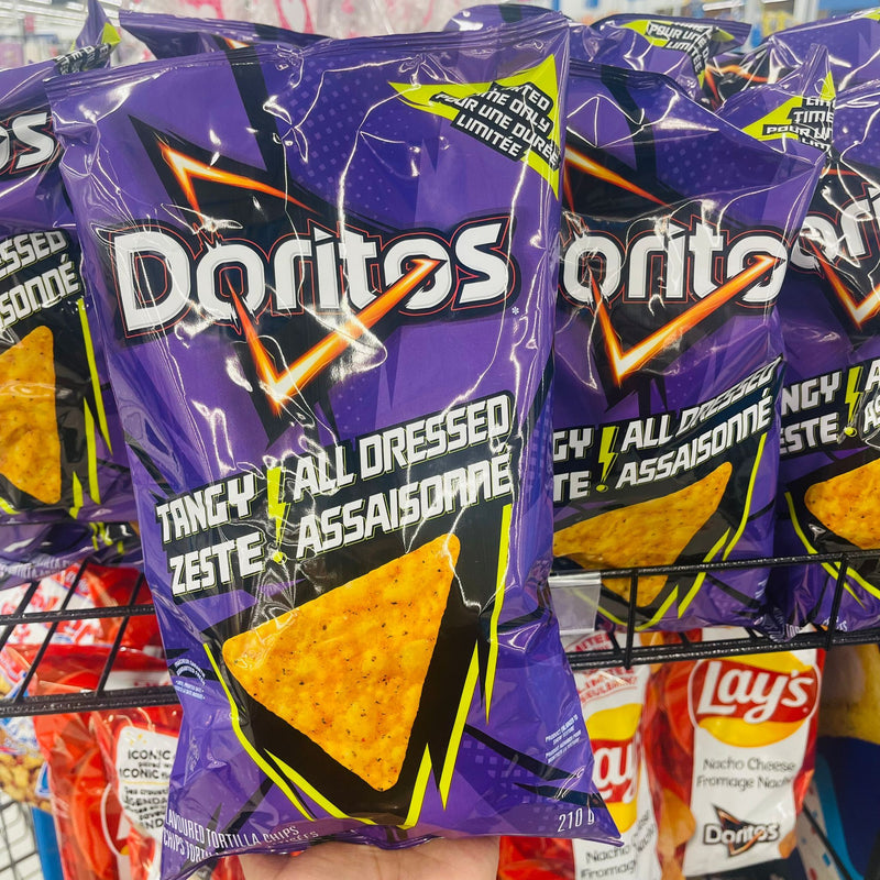 【限定口味】Doritos Tangy All Dressed Tortilla Chips 綜合口味玉米片  210g