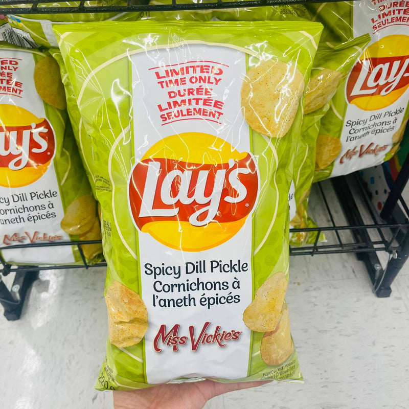 Lay's Potato Chips Miss Vickie's Spicy Dill Pickle Flavor 香辣酸瓜味 220g