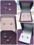 Michael Hill 迷你淡水香珍珠925銀耳環