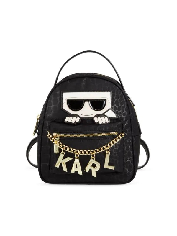 Karl Lagerfeld Amour Karl Patch Backpack