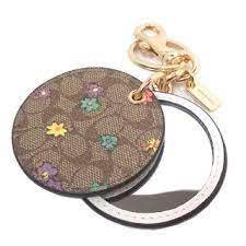 Coach Mirror Bag Charm (Khaki)