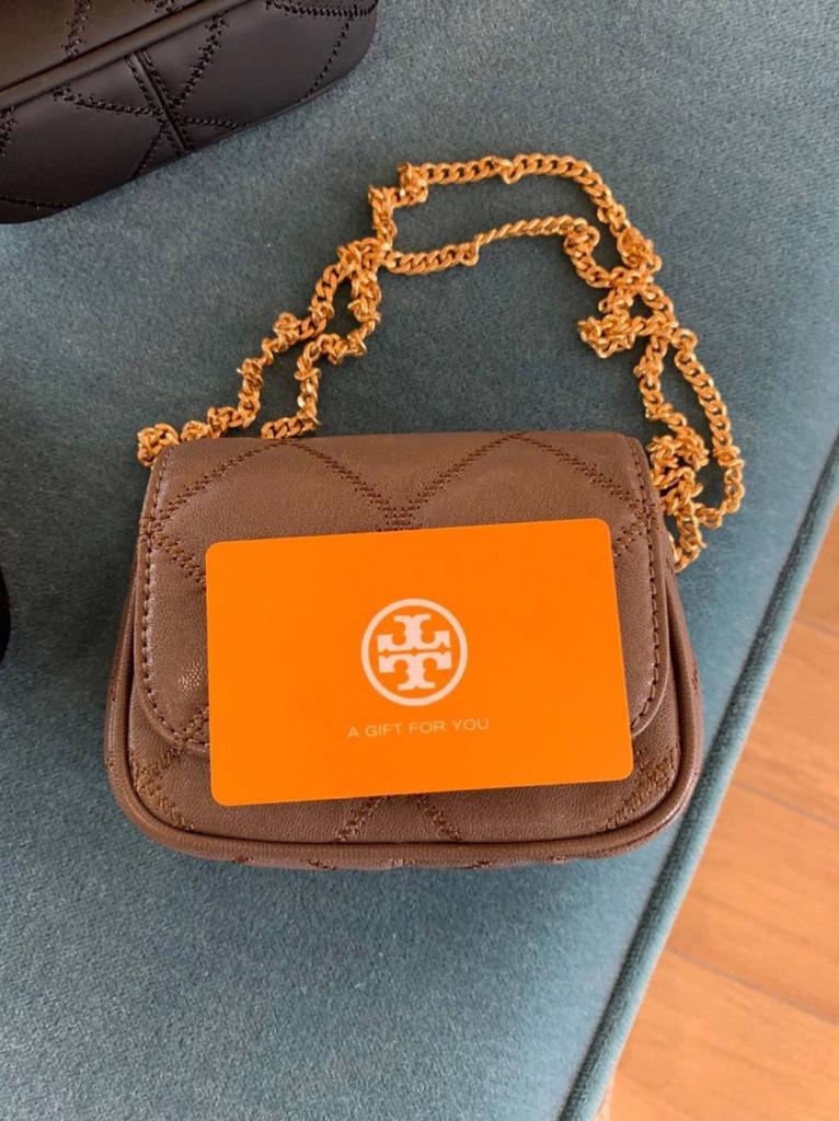 TORY BURCH WILLA MICRO FLAP CROSSBODY｜TB菱格紋小廢包