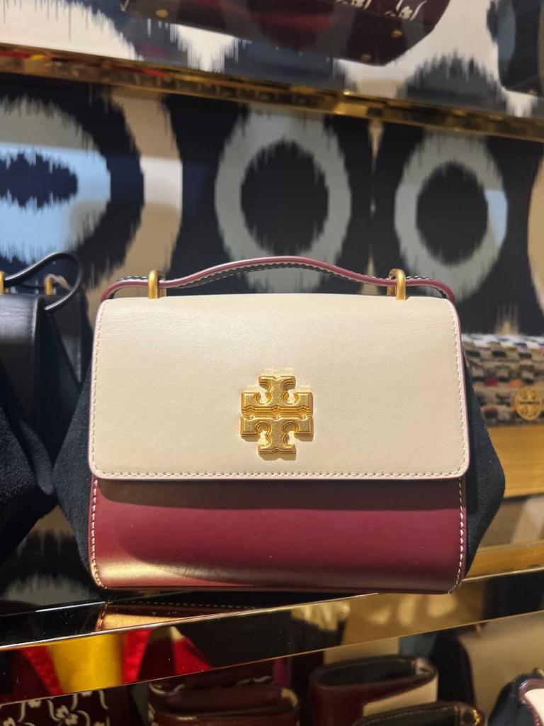 TORY BURCH JULIETTE MIXED MATERIAL MINI BAG