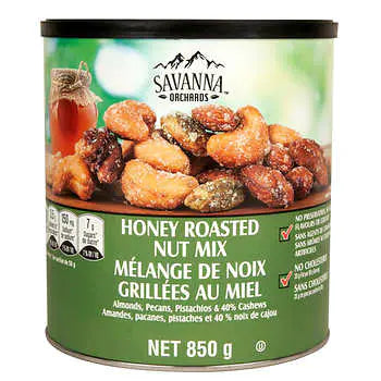 Savanna Orchards Honey Roasted Nut Mix 蜂蜜烤雜錦堅果850g