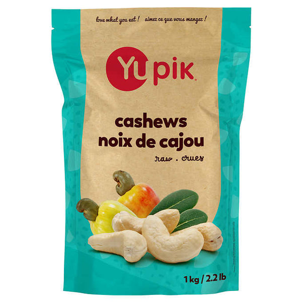 YUPIK Raw Cashews 未經烘培原粒腰果仁 1kg