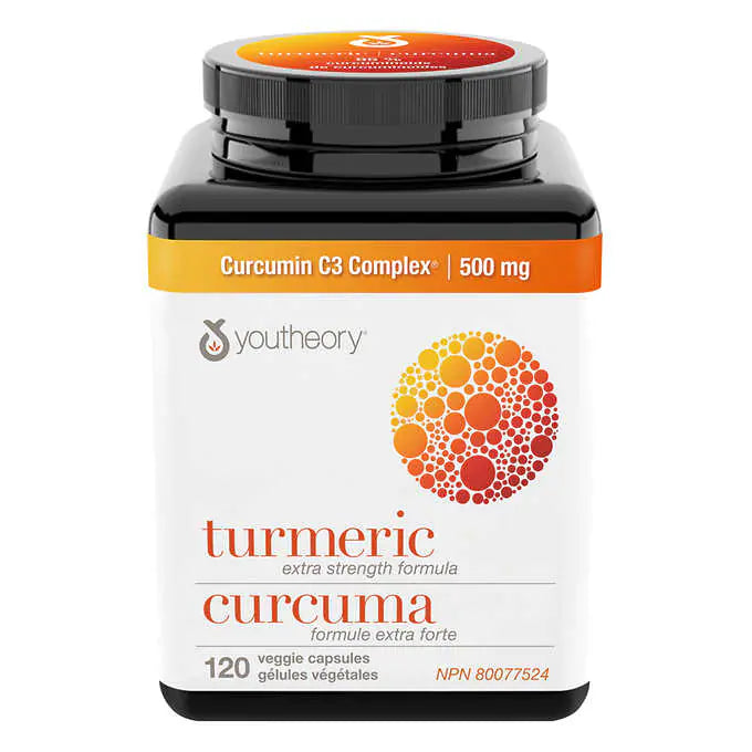 Youtheroy Turmeric Extra Strength C3 Complex 500mg 120 caps 超強配方薑黃素 120粒