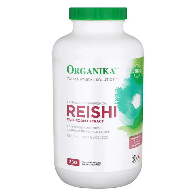 Organika Reishi Mushroom Extract 250 mg 360 tablets靈芝精華 360粒