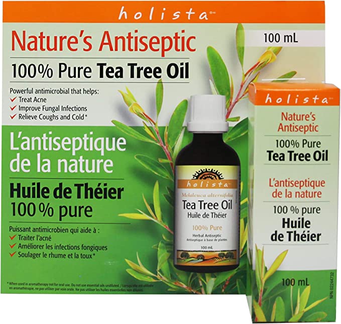 Holista 100% PURE Tea Tree Oil 100mL 加拿大製造100% 純正茶樹油 100ml