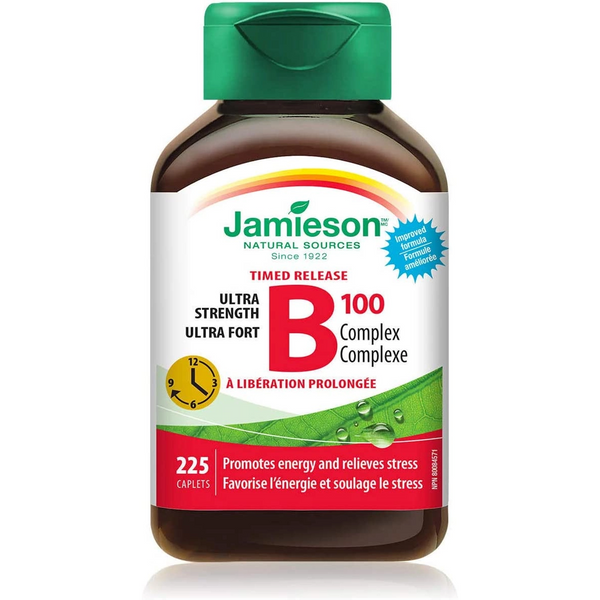 Jamieson Vitamin B100 Complex 225 caplets綜合維他命丸B100 225粒