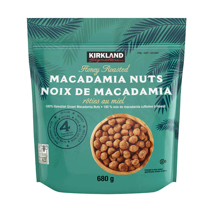 Kirkalnd Signature Honey Roasted Macadamia Nuts 680g