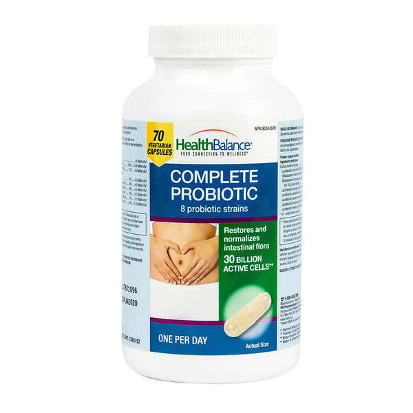 Health Balance Complete Probiotic 70 caps 全面8種300億活性細胞益生菌 -70粒