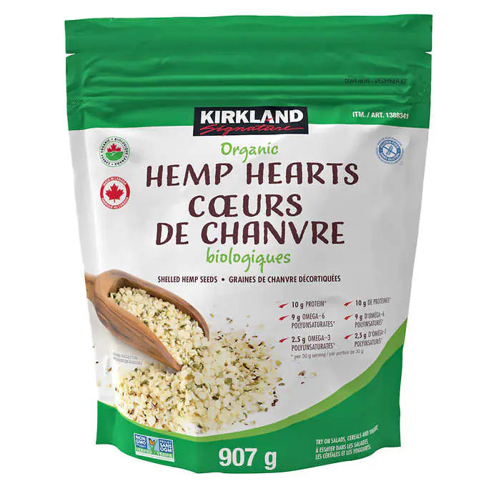 Kirkland Signature Organic Hemp Hearts 907g 有機大麻籽/火麻仁籽