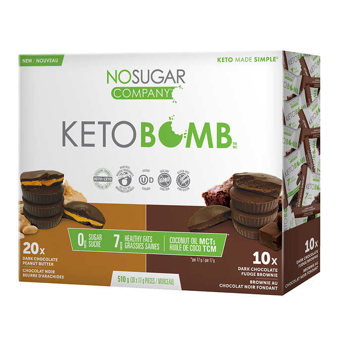 No Sugar Company Keto Bombs 30x17g