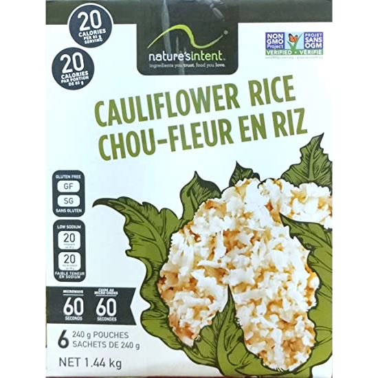 Nature’sIntent Cauliflower Rice 生酮即食低碳椰菜花飯🍚 (6x240g)