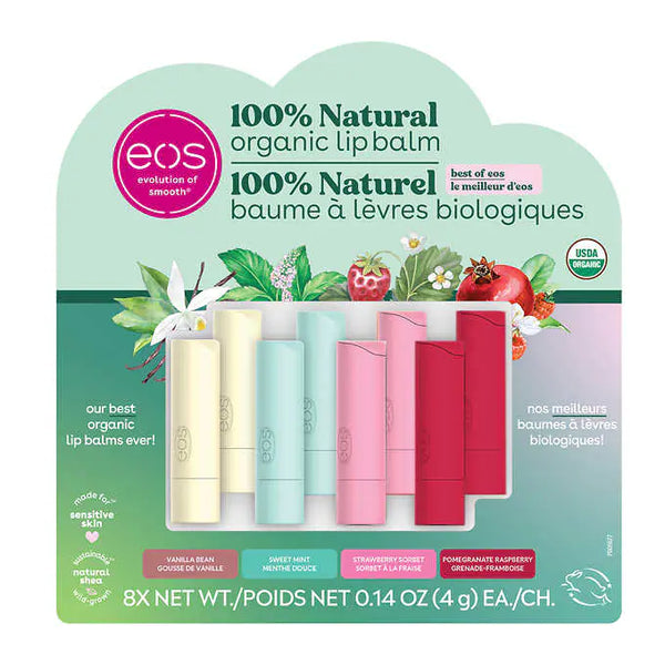 EOS Organic Balm Pack of 8