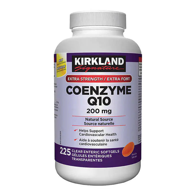 Kirkland Signature Coenzyme Q10 -200mg 225ea 特強配方輔酵素 Q10 -200mg 225粒